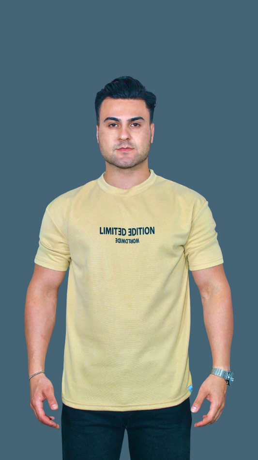 MEMZ LMTD EDITION TEXTURE TEE IN BEIGE