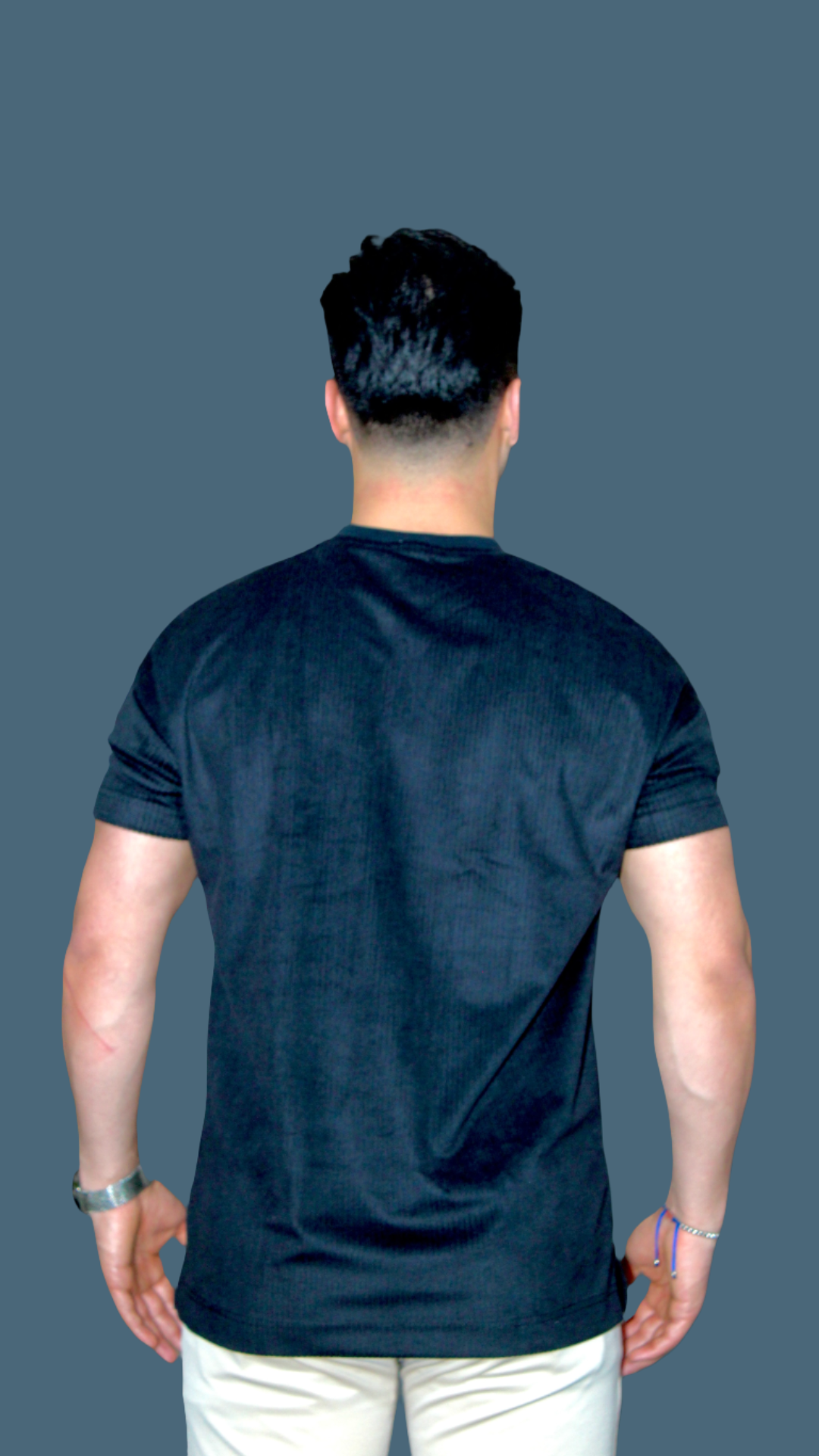 MEMZ FREEDOM SLIM TEE IN BLACK