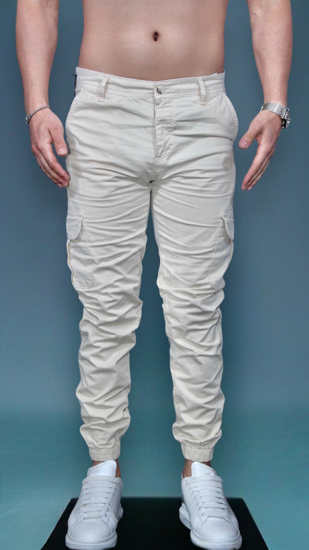 MEMZ PREMIUM CARGO PANT- BEIGE