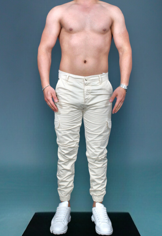 MEMZ PREMIUM CARGO PANT- BEIGE